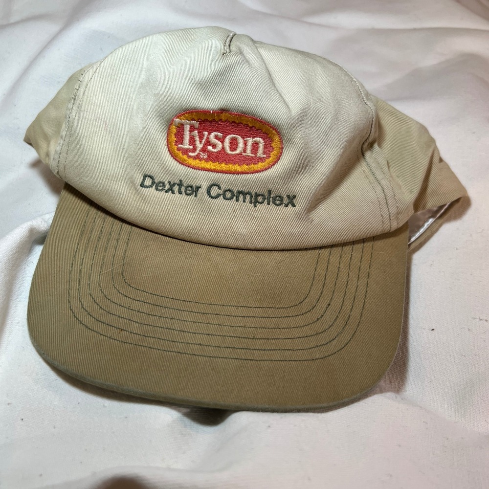 VTG Tyson Dexter Complex Hat OSFA Snapback‎ Tan Corporate Promo Logo Sportsman